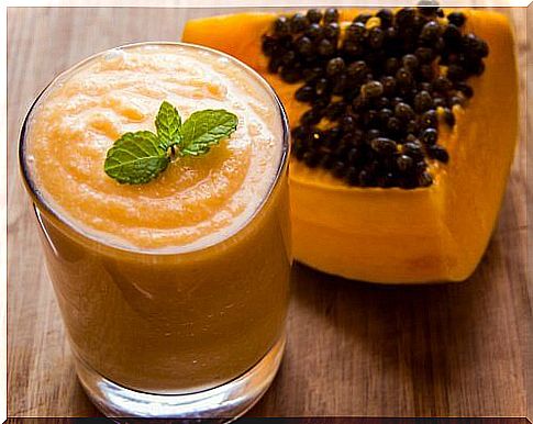 papaya smoothie