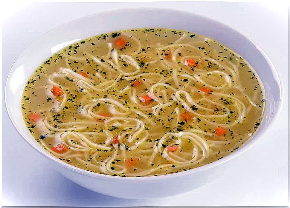 Vermicelli soup.