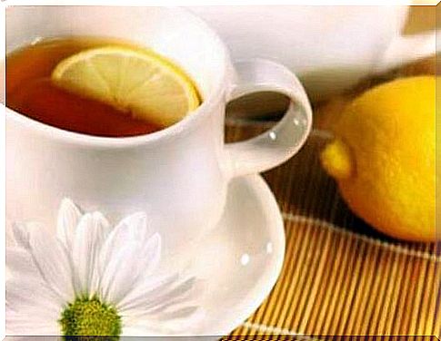 lemon zest tea