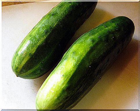 Cucumbers against dark circles