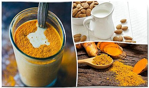 Natural anti-inflammatory with turmeric and almond milk