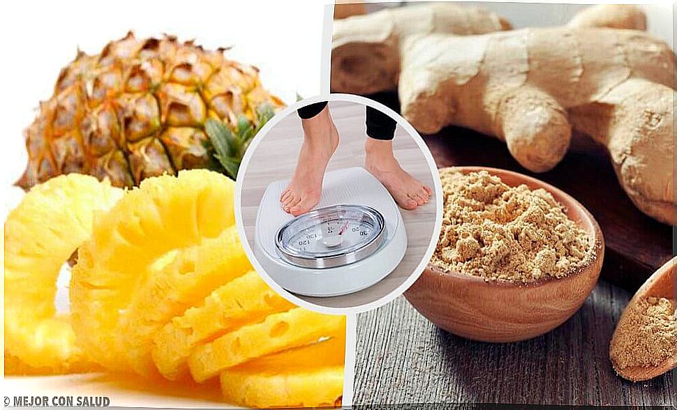 Pineapple and ginger smoothie for weight loss