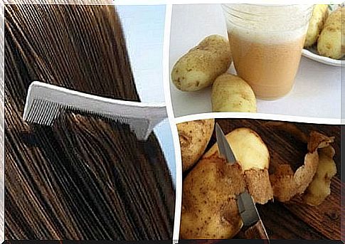 Potato water to promote hair growth