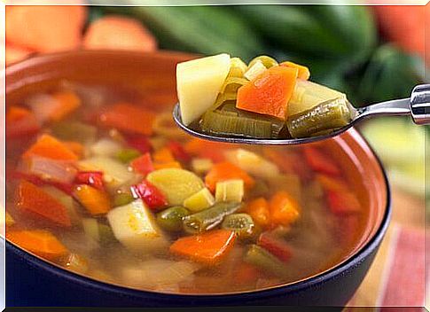 Minestrone of legumes