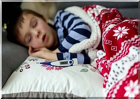 Scarlet fever causes fever in children.