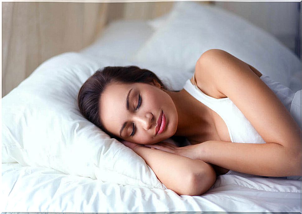 Woman sleeping